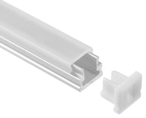 La Manche menée en aluminium 8x7.8mm d'extrusion de bâti affleurant avec Double-anodisé