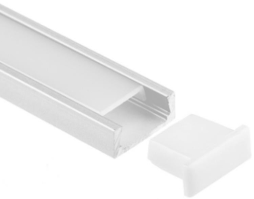 Profil en aluminium 6063 15,9 x 6mm RoHS de lumière de Milewood LED