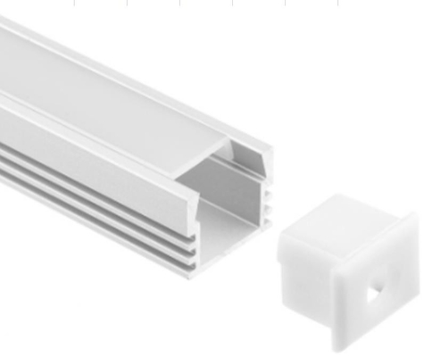 La Manche menée en aluminium de profil de l'aviation 6063 la Manche de lumière de bande de 16 x de 12mm