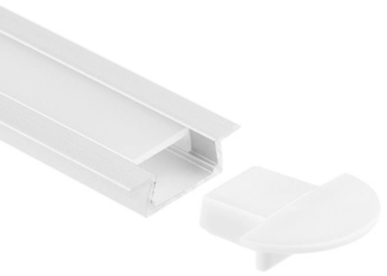 Le profil en aluminium de lumière de 6063 LED a enfoncé le bâti 21,7 x 5.7mm