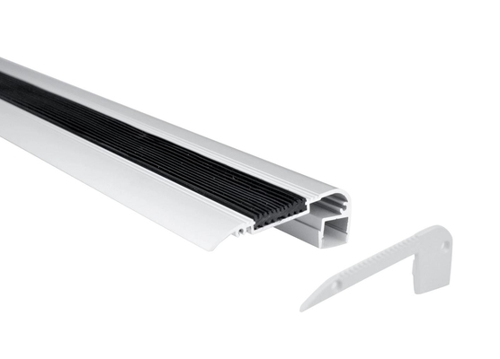 La Manche en aluminium anodisée de profil de lumière de LED 6063 68x24.6mm pour le bord d'étape